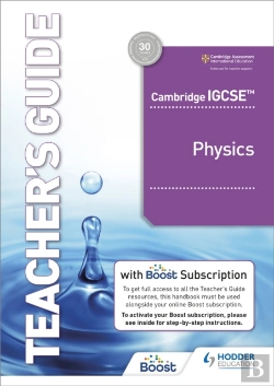 Bertrand.pt - Cambridge Igcse (Tm) Physics Teacher'S Guide With Boost Subscription Booklet