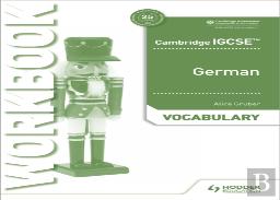 Cambridge Igcseâ„¢ German Vocabulary Workbook