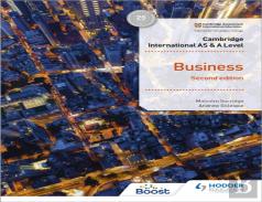 Cambridge International As & A Level Business Second Edition