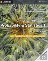 Cambridge International As & A Level Mathematics Probability & Statistics 1 Coursebook With Cambridge Online Mathematics (2 Years)