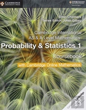Cambridge International As & A Level Mathematics Probability & Statistics 1 Coursebook With Cambridge Online Mathematics (2 Years)