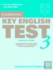 Cambridge Key English Test 3 Teacher'S Book