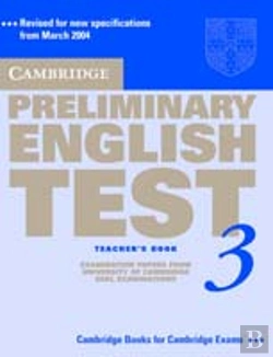 Bertrand.pt - Cambridge Preliminary English Test 3 Teacher'S Book