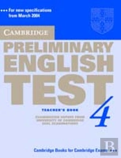 Cambridge Preliminary English Test 4 Teacher'S Book