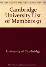 Cambridge University List Of Members 91