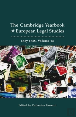Bertrand.pt - Cambridge Yearbook Of European Legal Studies, Vol 10, 2007-2008