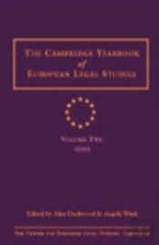 Cambridge Yearbook Of European Legal Studies  Vol 2, 1999