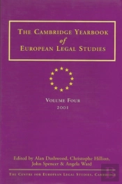 Cambridge Yearbook Of European Legal Studies  Vol 4, 2001