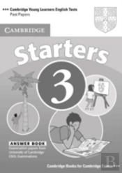 Cambridge Young Learners English Tests Starters 3