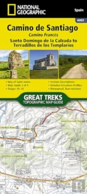 Camino De Santiago - Camino Frances Map 2 Of 4