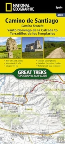 Bertrand.pt - Camino De Santiago - Camino Frances Map 2 Of 4