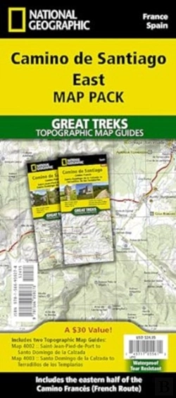 Bertrand.pt - Camino De Santiago East Map Map Pack Bundle
