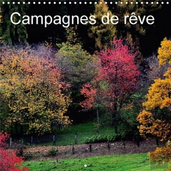 Bertrand.pt - Campagnes De Reve Calendrier Mural 2018 300 300 Mm Square