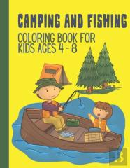 Camping And Fishing Coloring Book