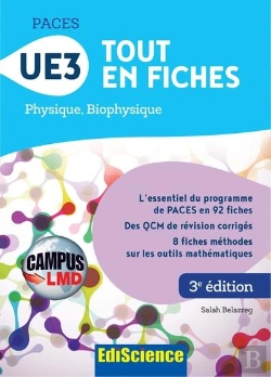 Bertrand.pt - Campus - Paces Ue3 Tout En Fiches - 3e Ed. - Physique, Biophysique