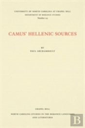 Camus' Hellenic Sources