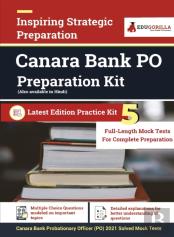 Canara Bank Po 2021 Preparation Kit 5 Full-Length Mock Tests
