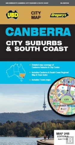 Bertrand.pt - Canberra City Suburbs & South Coast Map 248 8th Ed