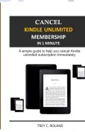Cancel Kindle Unlimited Membership In 1 Minute