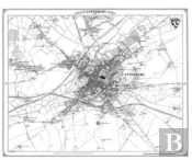 Canterbury 1872 Heritage Cartography Victorian Town Map