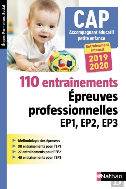 Bertrand.pt - Cap Accompagnant Educatif Petite Enfance - 110 Entrainements - Epr Ep1 Ep2 Ep3 - (Efs) - 2018