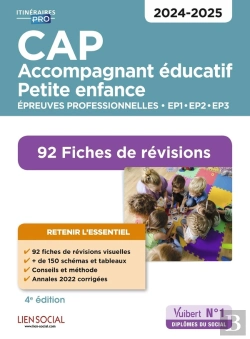 Bertrand.pt - Cap Accompagnant Éducatif Petite Enfance : Épreuves Professionnelles 2024-2025 ; 90 Fiches De Révisions