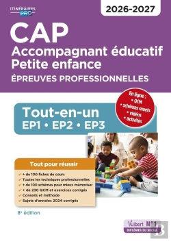 Bertrand.pt - Cap Accompagnant Éducatif Petite Enfance - Épreuves Professionnelles : Tout-En-Un Pour Réussir Les Ep1, Ep2 Et Ep3 - 2026-2027