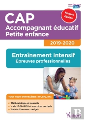 Cap Accompagnement Educatif Petite Enfance - Epreuves Professionnelles - Entra