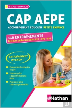 Bertrand.pt - Cap Aepe ; 110 Entraînements ; Épreuves Professionnelles Ep1, Ep2, Ep3 (Édition 2024/2025)