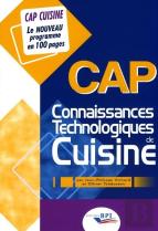 Cap Connaissances Technologiques De Cuisine