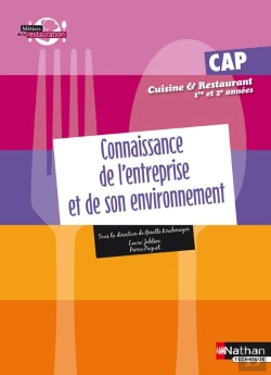 Bertrand.pt - Cap Cuisine Et Restaurant ; 1ère Et 2ème Année ; Connaissance De L'Entreprise Et De Son Environnement