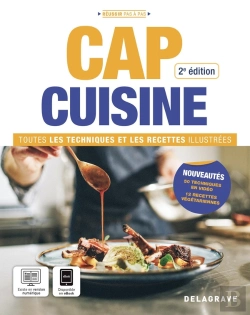 Bertrand.pt - Cap Cuisine - Toutes Les Techniques Et Recettes Illustrées (2025) - Manuel Élève
