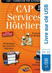 Cap Services Hoteliers Prof. ; 1ère Année  Sur Clé Usb