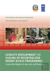 Capacity Development For Scaling Up Decentralized Energy Access