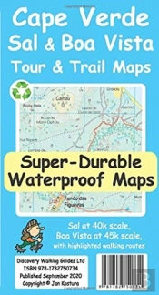 Cape Verde Sal And Boa Vista Tour And Trail Maps