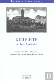 Capes/Agregation; Gedichte De Rose Auslander