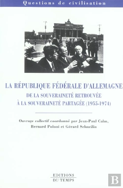Bertrand.pt - Capes/Agregation; La Republique Federale D'Allemagne