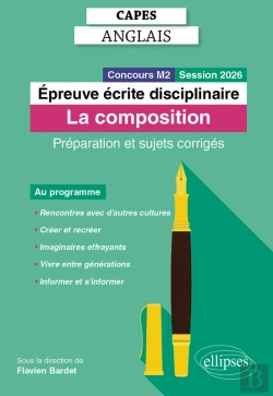 Bertrand.pt - Capes Anglais 2026 - Epreuve Ecrite Disciplinaire - La Composition