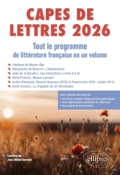 Capes De Lettres 2026 : Tout Le Programme De Littérature Française En Un Volume