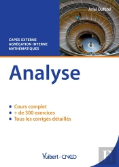 Capes Externe & Agregation Interne De Mathematique : Analyse
