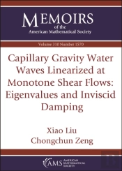 Capillary Gravity Water Waves Linearized At Monotone Shear Flows