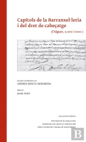 Capítols De La Barranxel·Leria I Del Dret De Cabeçatge