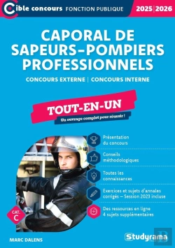 Bertrand.pt - Caporal De Sapeurs-Pompiers Professionnels : Tout-En-Un (Catégorie C) ; Concours Externe   Concours Interne (Édition 2025/2026)