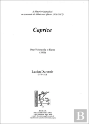 Caprice Pour Violoncelle Et Harpe