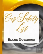 Car Safety List - Blank Notebook - Write It Down - Pastel Rose Gold Pink - Abstract Modern Contemporary Unique Art
