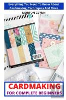 Cardmaking For Complete Beginners