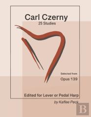 Carl Czerny 25 Studies For Lever Or Pedal Harp