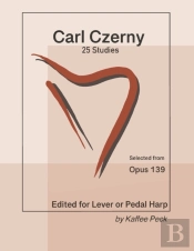 Carl Czerny 25 Studies For Lever Or Pedal Harp