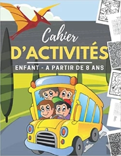 Bertrand.pt - Carnet D'Activites Enfant A Partir De 8 Ans - Mots Meles  Coloriages  Labyrinthes  Sudoku