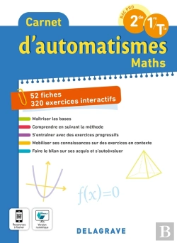 Bertrand.pt - Carnet D'Automatismes : Mathématiques : Bac Pro : 2de, 1re, Terminale : Cahier Élève (Édition 2022)